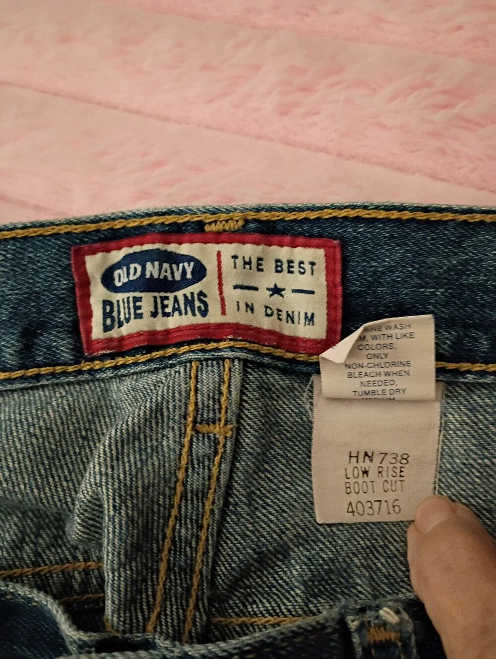 Classic Blue Denim Jeans - Casual Straight Fit